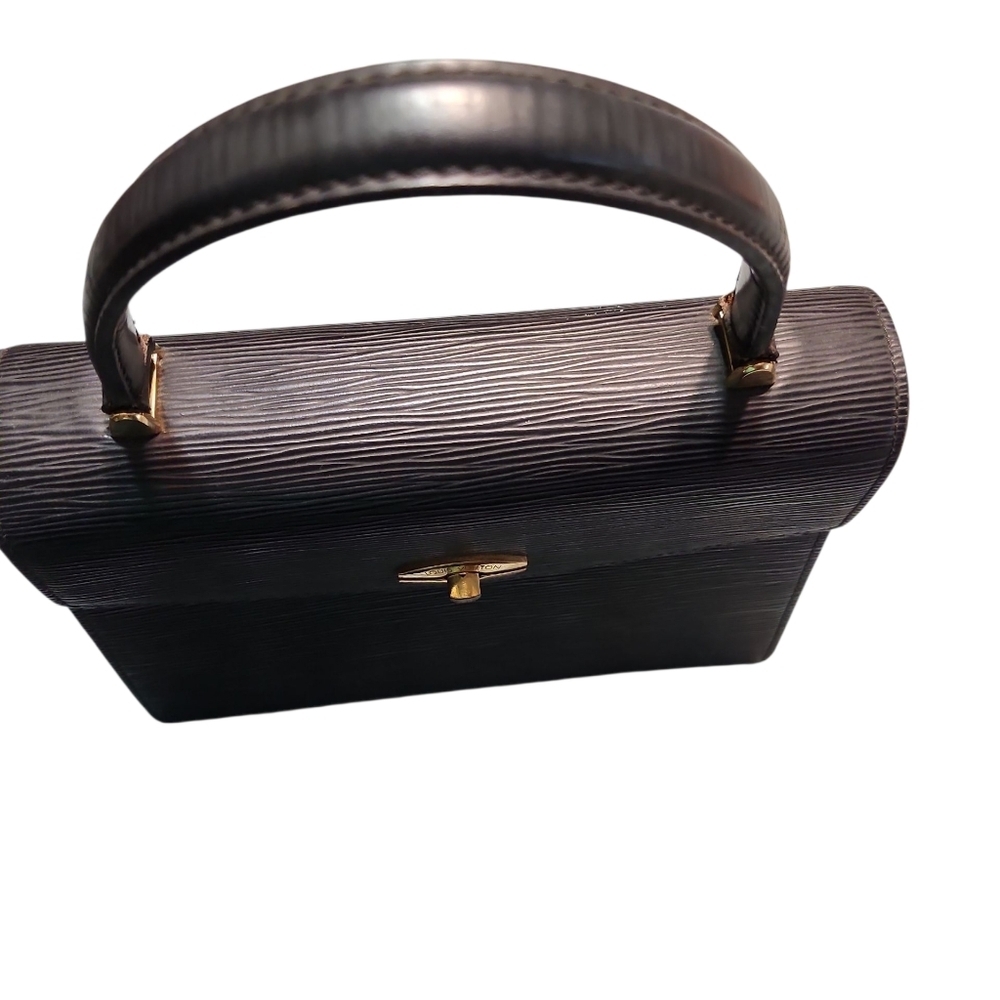 Louis Vuittion Black Epi Malesherbes Bag M10994 - Picture 7 of 14